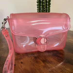 Coach Pink Transparent Women's Bag